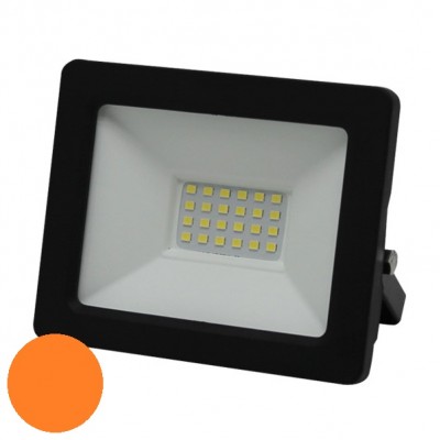 Προβολέας LED 20W 230V 120° Πορτοκαλί IP65 3-3920113